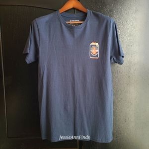 NWT Volcom Blue Frosty Nation Graphic T-shirt Size Small